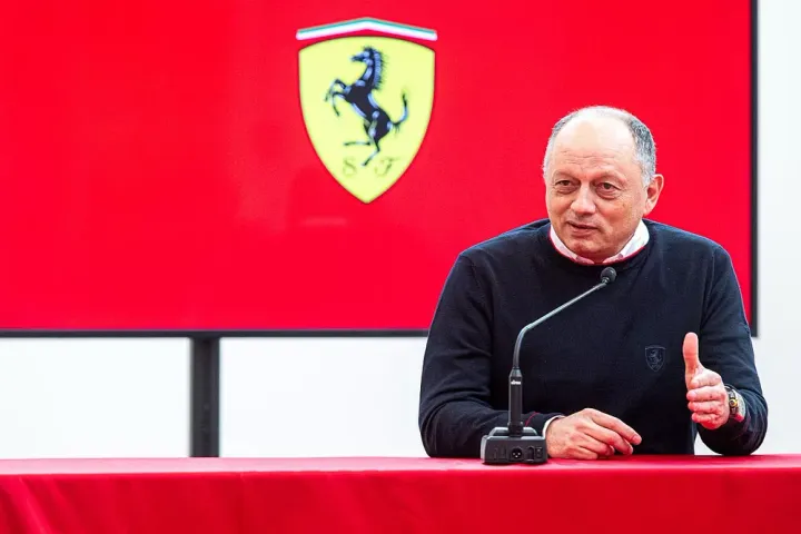 Frederic Vasseur first official conference Scuderia Ferrari, MARANELLO © Scuderia Ferrari Press Office