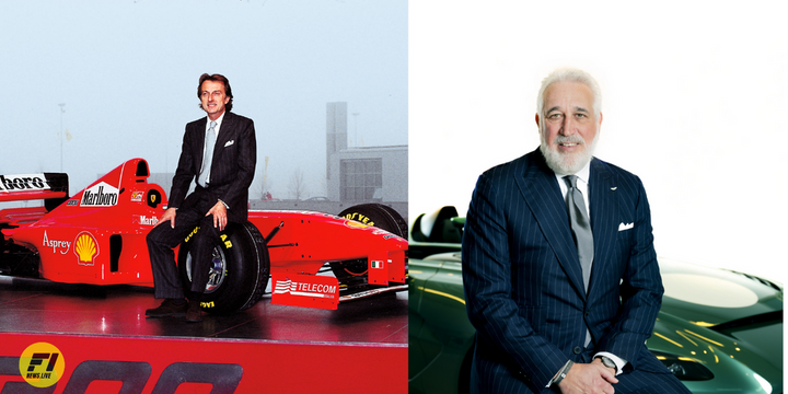 Luca Cordero di Montezemolo and Lawrence Stroll -Credit: Aston Martin F1