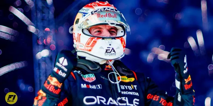 Max Verstappen celebrating his victory in the 2023 Bahrain Grand Prix - Getty Images / Red Bull Content Pool