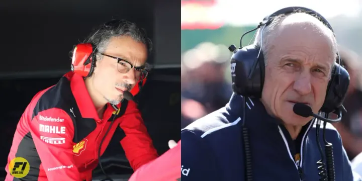 Laurent Mekies and Franz Tost