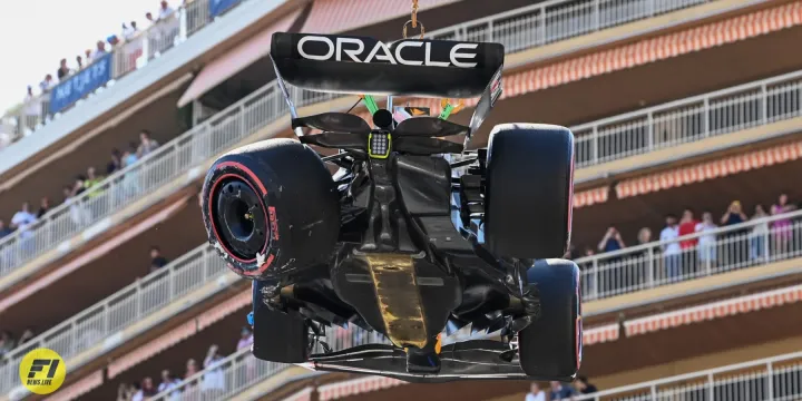 Red Bull's floor picture taken during Monaco GP 2023