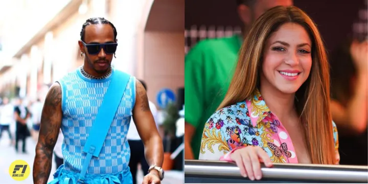 Lewis Hamilton and Shakira