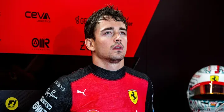 Charles Leclerc during qualifying at the 2023 Miami Grand Prix-Credit: Ferrari