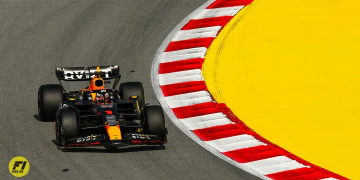 Max Verstappen in FP2 at the 2023 Spanish Grand Prix-Red Bull Content Pool