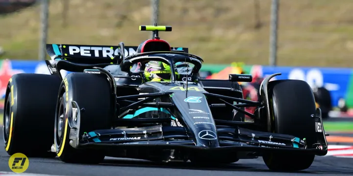 Lewis Hamilton in FP2 2023 Hungarian Grand Prix-Credit: Mercedes