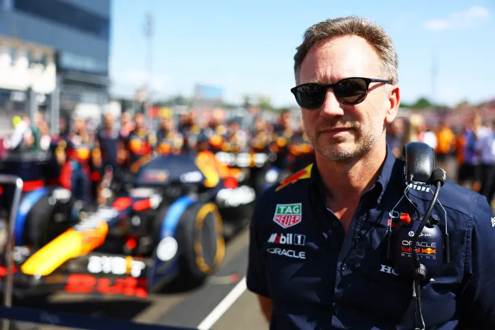 Christian Horner at the 2023 Hungarian Grand Prix-Red Bull Content Pool