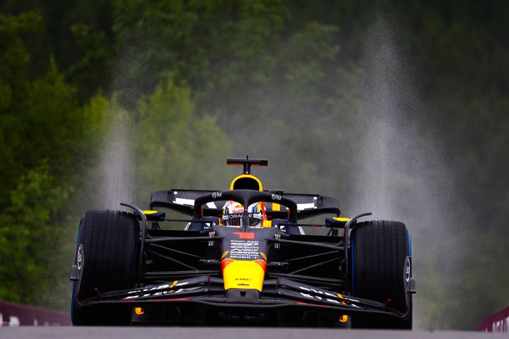 Max Verstappen in Qualifying at the 2023 Belgian Grand Prix-Red Bull Content Pool