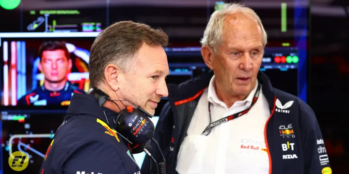 Christian Horner and Helmut Marko