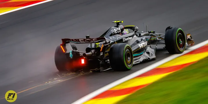 Lewis Hamilton at the 2023 Belgian Grand Prix-Credit: Mercedes 