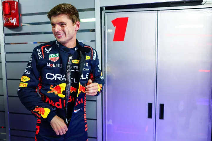 Max Verstappen during FP1 at the 2023 Italian Grand Prix-Red Bull Content Pool 