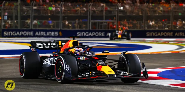 Max Verstappen during Singapore GP 2023