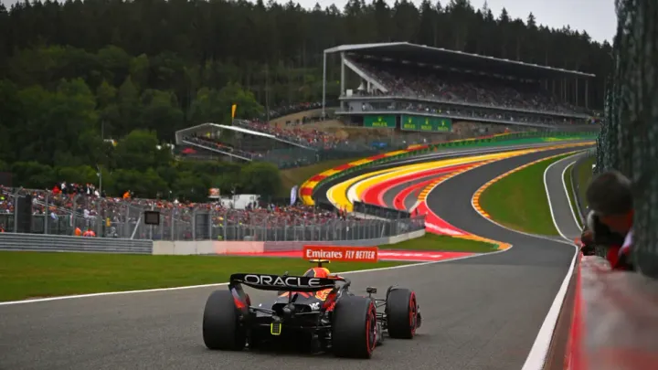 View of Eau Rouge at Spa Francorchamps-Red Bull Content Pool  