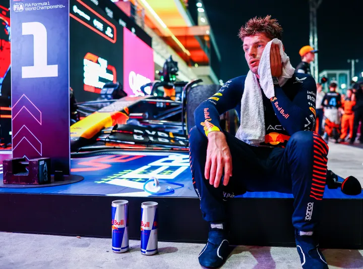 Max Verstappen after the 2023 Qatar GP-Red Bull Content Pool