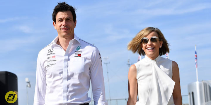 Toto Wolff and Susie Wolff