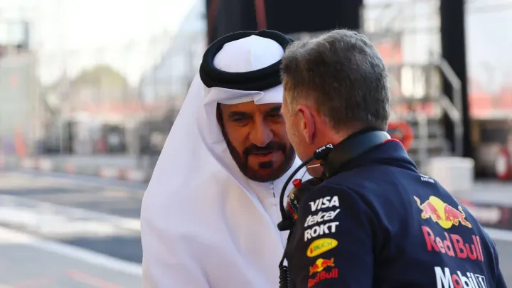 Mohammed Bin Sulayem and Christian Horner