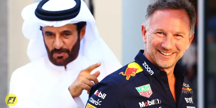 Mohammed Ben Sulayem and Christian Horner