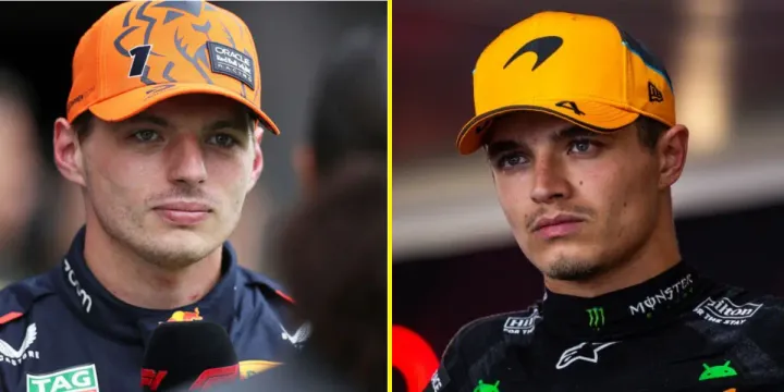 Max Verstappen and Lando Norris-Red Bull Content Pool