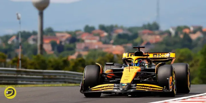 Lando Norris in FP2 at the Hungarian Grand Prix- Pitinsider 