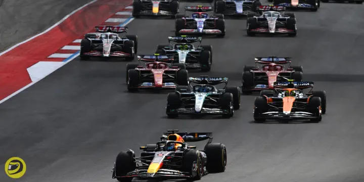 Start of the Sprint Race at the 2024 US GP-pitinsider.com